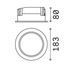 Ideal Lux BASIC ACCENT 30W 4000K - WHITE 193380