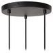Підвісний світильник Lucide MAYA &Oslash; 46 cm 3xE27 Black, BLACK, Золотий, Чорний