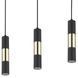 Подвесной светильник TK Lighting VIVIEN 3 Black/Gold