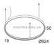 Підвісний світильник Delta Light SUPERLOOP HC 90 SBL 321109 93 B