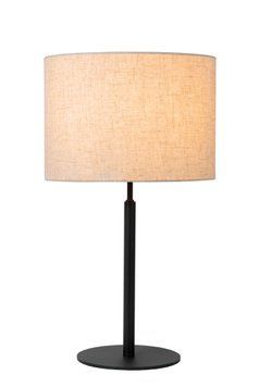 Настільна лампа Lucide MAYA &Oslash; 26 cm 1xE27 Cream, Cream, Чорний, Білий, Кремовий