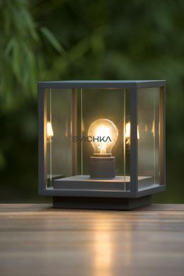 Уличный столбик Lucide CLAIRE 1xE27 IP54 Anthracite