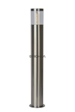 Вуличний стовпчик Lucide FEDOR 1xE27 IP44 Satin Chrome, Satin Chrome