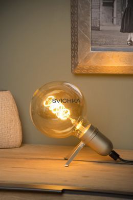 Настільна лампа Lucide PUKKI LED E27 1x5W 2200K Matt Gold / Brass, Matt Gold / Brass