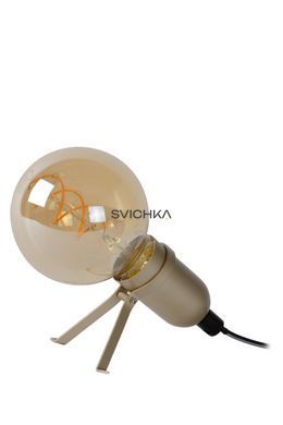 Настільна лампа Lucide PUKKI LED E27 1x5W 2200K Matt Gold / Brass, Matt Gold / Brass