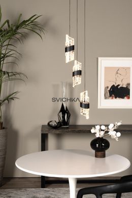 Подвесной светильник Lucide KLIGANDE &Oslash; 25 cm LED Dim. 3x8W 2700K Black
