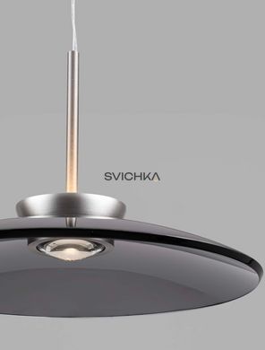 Підвісний світильник Nova luce ESTI, Nickel/Smokey