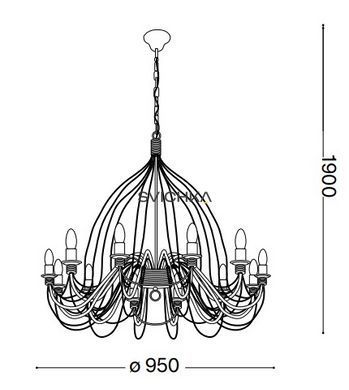 Люстра Ideal Lux Corte 097671