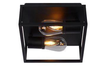 Стельовий світильник для ванної Lucide CARLYN 2xE14 IP54 Black, BLACK, Чорний, Чорний
