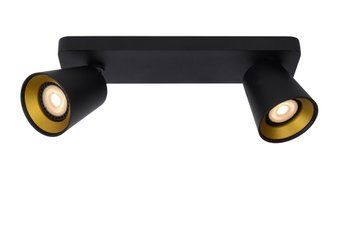 Потолочный точечный светильник Lucide TURNON LED Dim to warm GU10 2x5W 2200K/3000K Black