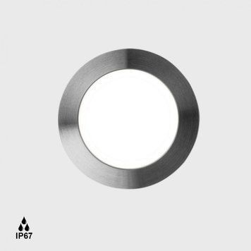 Подсветка LTX IN WALL DOT, 3000К, Steel