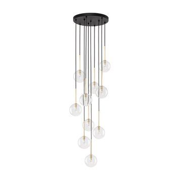 Підвісний світильник TK Lighting NILOS 10, Black/Gold