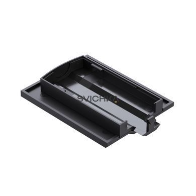 Заглушка для подвода питания для врезного трека KLOODI KDTR-RL261 BK, черная