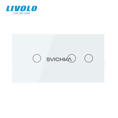 Сенсорний вимикач 3 сенсора Livolo
