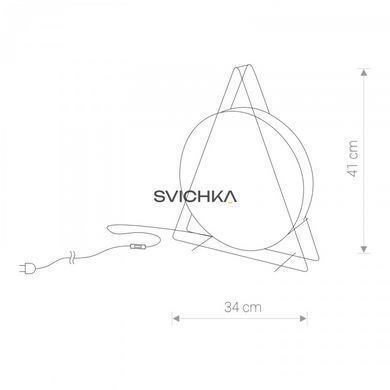 Настільна лампа Nowodvorski WHEEL 9032, Чорний, Золотий, Коричневий