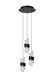 Подвесной светильник Lucide KLIGANDE &Oslash; 25 cm LED Dim. 3x8W 2700K Black, BLACK, Прозрачный, Черный