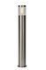 Вуличний стовпчик Lucide FEDOR 1xE27 IP44 Satin Chrome, Satin Chrome
