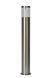 Вуличний стовпчик Lucide FEDOR 1xE27 IP44 Satin Chrome, Satin Chrome