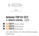 Потолочный светильник Azzardo ANTONIO 610 Black