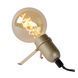 Настільна лампа Lucide PUKKI LED E27 1x5W 2200K Matt Gold / Brass, Matt Gold / Brass
