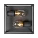 Потолочный светильник для ванной Lucide CARLYN 2xE14 IP54 Black, BLACK, Черный, Черный