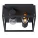 Потолочный светильник для ванной Lucide CARLYN 2xE14 IP54 Black, BLACK, Черный, Черный
