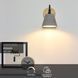 Настінний світильник Lucide POSSIO 1xE14 Grey, Grey, Сірий, Сірий