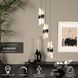 Подвесной светильник Lucide KLIGANDE &Oslash; 25 cm LED Dim. 3x8W 2700K Black, BLACK, Прозрачный, Черный