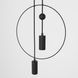 Підвісний світильник Babich Studio Sunderline 2C, Black
