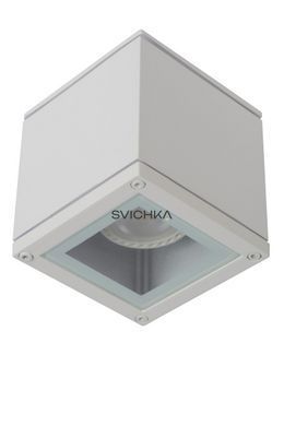 Стельовий точковий світильник для ванної Lucide AVEN 1xGU10 IP65 White, WHITE, Білий, Білий