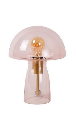 Настольная лампа Lucide FUNGO 1xE27 Pink