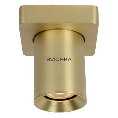 Стельовий точковий світильник Lucide NIGEL LED Dim to warm GU10 1x5W 2200K/3000K Matt Gold / Brass, Matt Gold / Brass