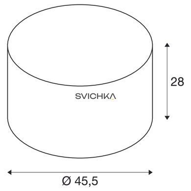 Абажур SLV для светильников серии FENDA, Black