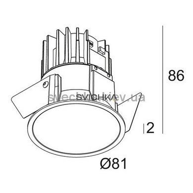 Точковий світильник Delta Light DEEP RINGO LED IP 202273811932 W