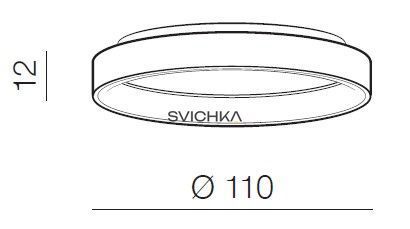 Стельовий світильник Azzardo SOLVENT 110, White