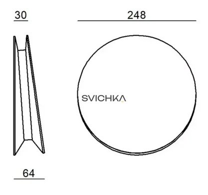 Настенный светильник Linea Light Yo-yo_W