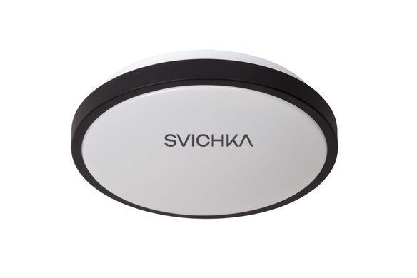 Стельовий світильник для ванної Lucide DASHER &Oslash; 29,3 cm LED 1x12W 2700K IP44 Motion & Day/Night Sensor Black, BLACK