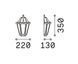 Ideal Lux ANNA AP1 SMALL Белый 120430