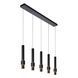 Подвесной светильник Lucide MARGARY LED Dim. 5x4,2W 2700K Black, BLACK