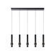 Подвесной светильник Lucide MARGARY LED Dim. 5x4,2W 2700K Black, BLACK