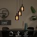 Подвесной светильник Lucide LAMBRES 3xE27 Black, BLACK, Черный, Черный