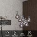 Підвісний світильник Lucide TEARS LED Dim. G4 8x1,5W 3000K Black, BLACK, Димчатий, Димчатий