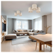 Люстра TK Lighting DEVA 3, Beige