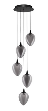 Підвісний світильник Nova luce 9416975 NALI, Smoky
