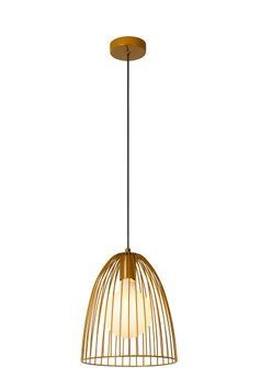 Підвісний світильник Lucide MACARONS &Oslash; 24,5 cm 1xE27 Ocher Yellow, Ocher Yellow