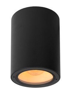 Стельовий точковий світильник для дому і вулиці Lucide VOLANTIS &Oslash; 10,8 cm 1xE27 IP54 Black, BLACK