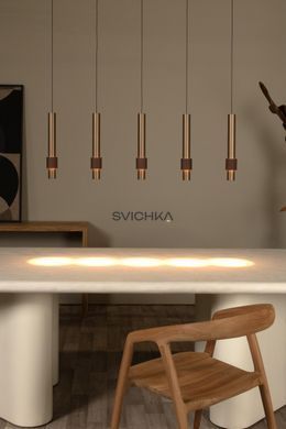 Подвесной светильник Lucide MARGARY LED Dim. 5x4,2W 2700K Coffee