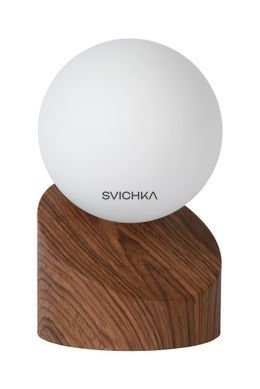 Настольная лампа Lucide LEN &Oslash; 10 cm 1xG9 Wood