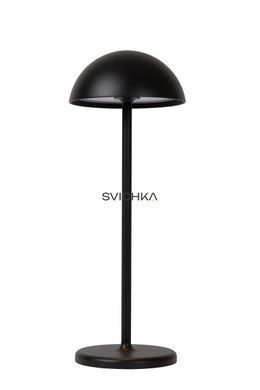 Акумуляторна настільна лампа для дому та вулиці Lucide JOY Battery pack/batteries &Oslash; 12 cm LED Dim. 1x1,5W 3000K IP54 Black, BLACK