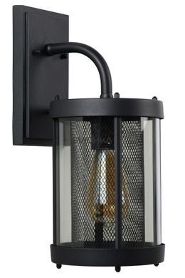 Настенный светильник для дома/улицы Lucide MAKKUM 1xE27 IP23 Black